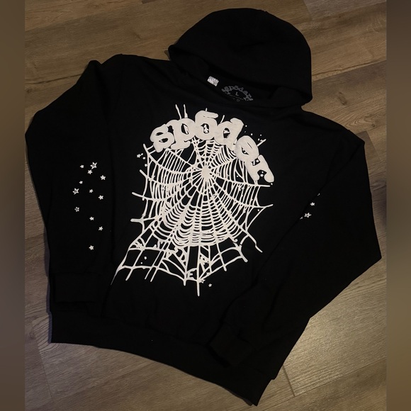 Sp5der Other - Black Spider Graphic Hoodie